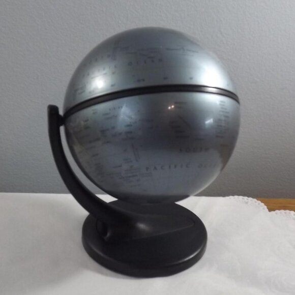 Vintage 2001's Replogle Globe 4.5" Diameter with Plastic Base - Picture 1 of 10
